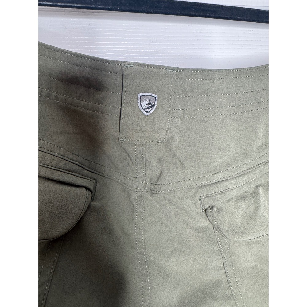 KUHL‎ Womans Freeflex Cargo Shorts Army Green Size 20W - Picture 7 of 10